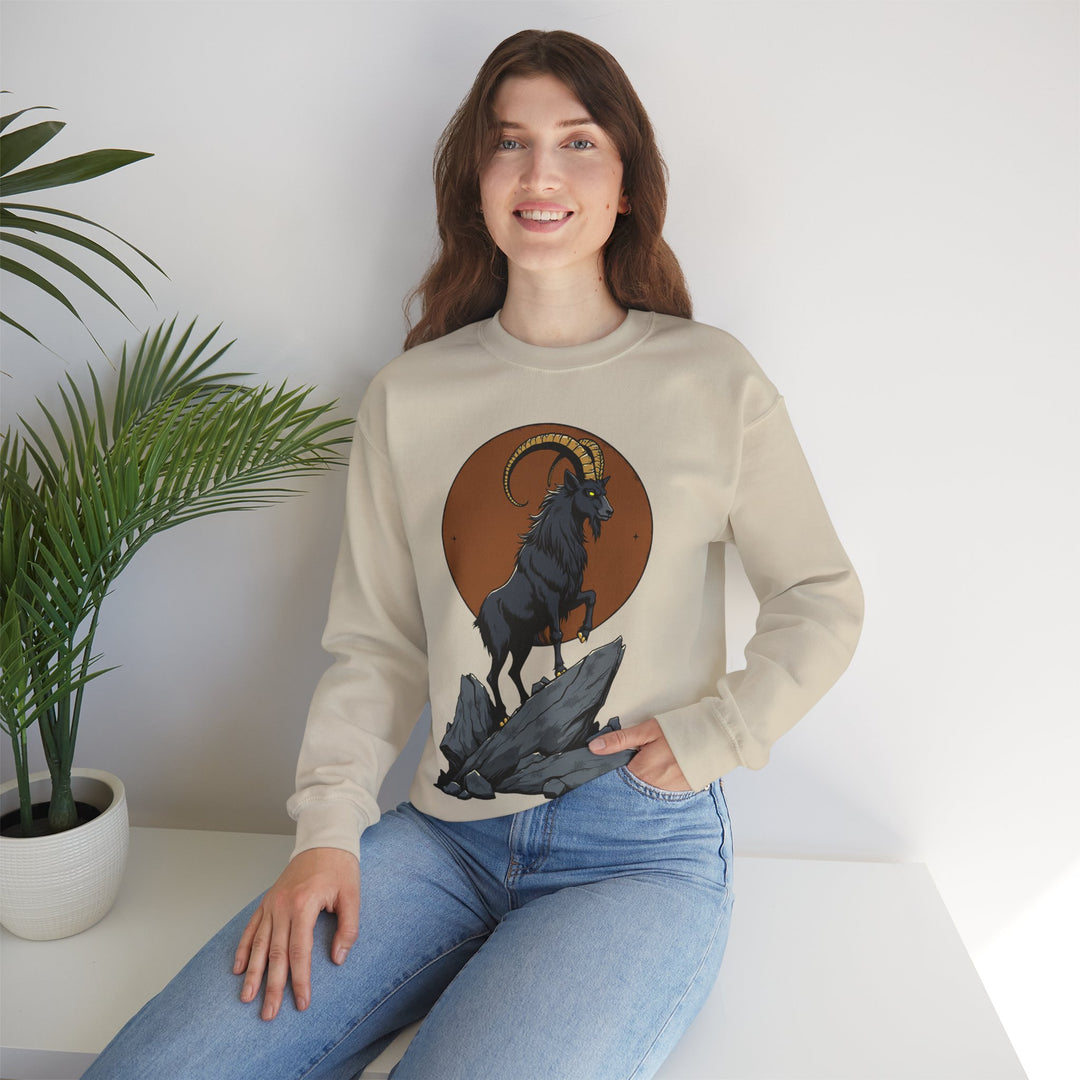 Sweatshirt mit Sternzeichen Steinbock – Ehrgeizig, entschlossen und belastbar