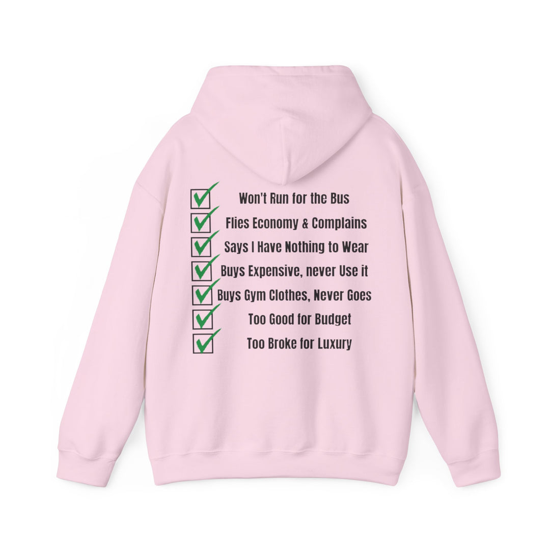 Spending Priorities Hoodie – Money Moves with a Twist