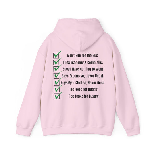 Spending Priorities Hoodie – Money Moves with a Twist