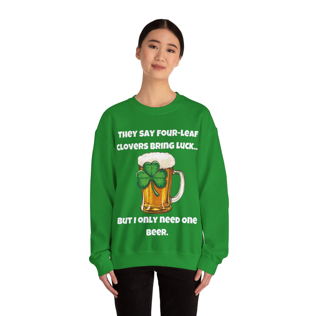 Lucky Beer Sweatshirt – St. Patrick's Day Plezier &amp; Feest