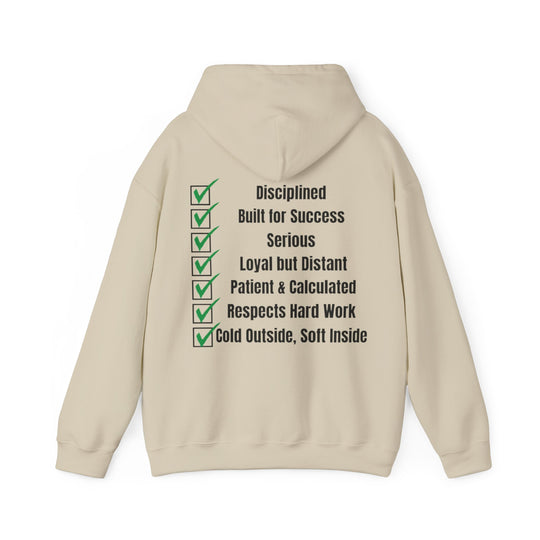 Capricorn Zodiac Hoodie – Ambitieus, Vastberaden en Veerkrachtig