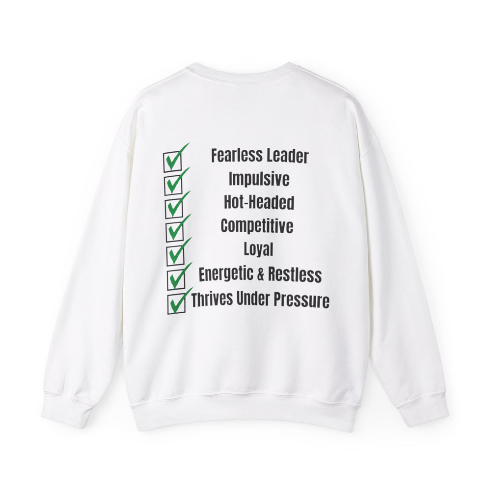 Aries Zodiac – Bold, Brave & Unstoppable Sweatshirt