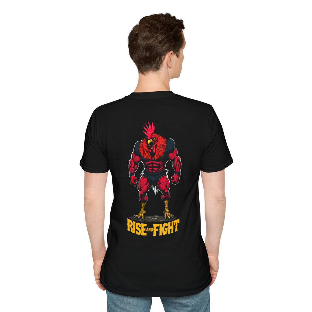 Rise and Fight – Warrior Rooster T-Shirt