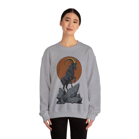 Sweatshirt mit Sternzeichen Steinbock – Ehrgeizig, entschlossen und belastbar