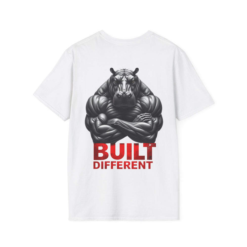 Built Different – ​​Power Hippo T-Shirt