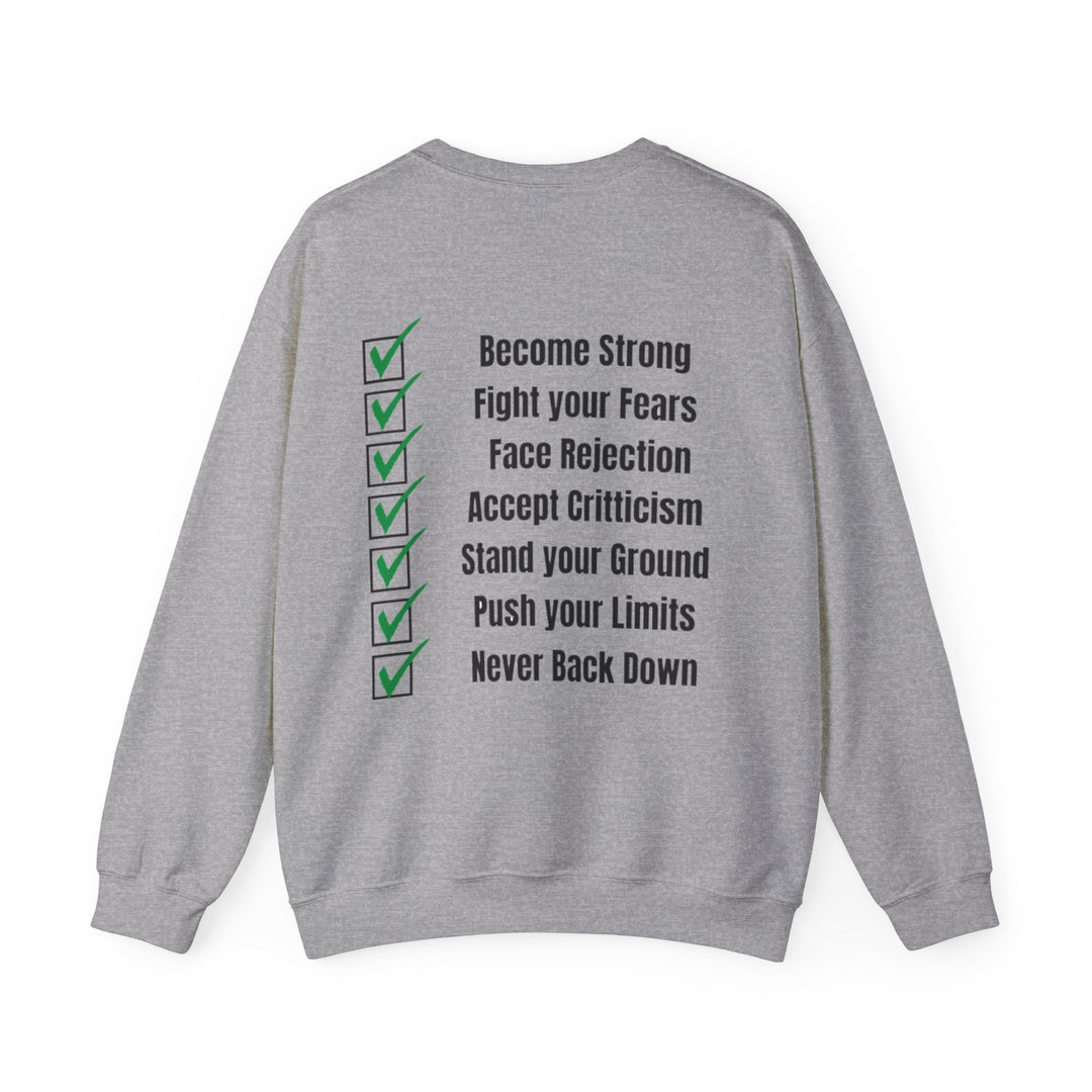 Sweatshirt Stand Tall, Stay Strong – Onwrikbare principes