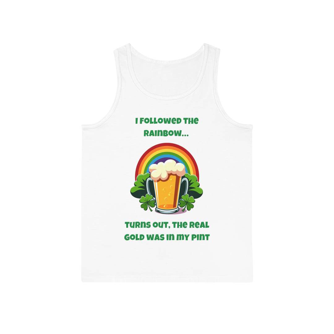 St. Patrick's Day Beer Tank Top - "I Followed the Rainbow..."