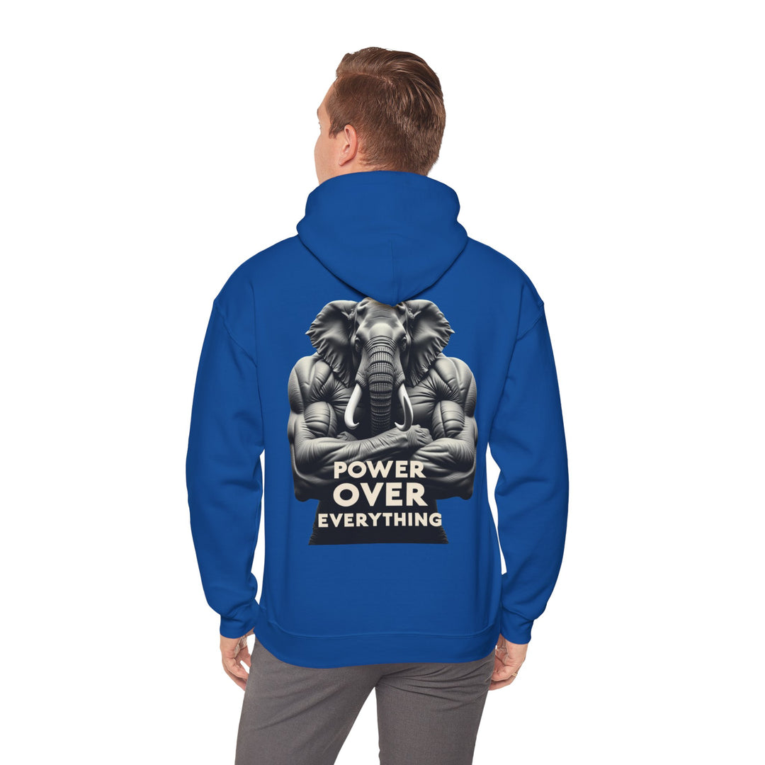 Power Over Everything – Elephant Strength Hoodie