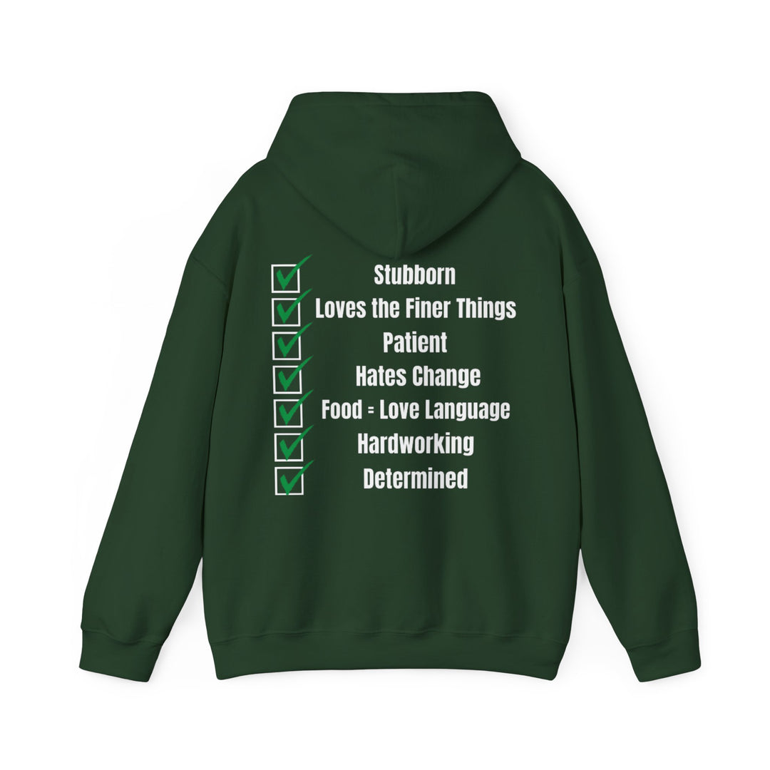 Stier Zodiac – Geaard, Sterk en Onwrikbaar Hoodie