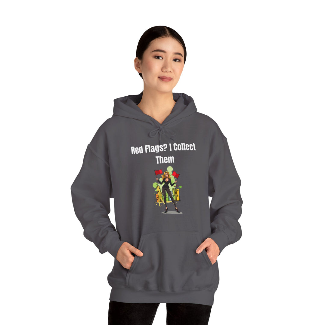 Red Flags? I Collect Them – Women’s Cozy Hoodie