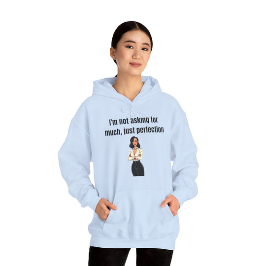 Niet veel vragen – Statement Hoodie