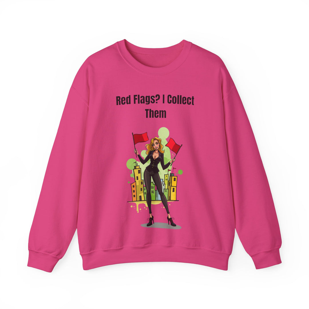 Red Flags? I Collect Them – Women’s Cozy Sweatshirt