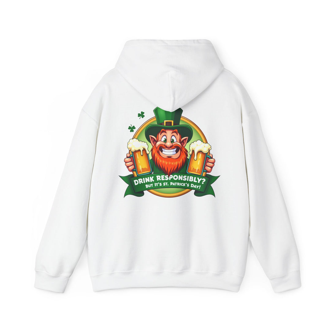 Hoodie „Drink Responsibly“ – Ausgabe zum St. Patrick’s Day