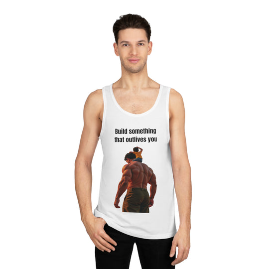 "Build Something That Outlives You" – Men's Tank Top