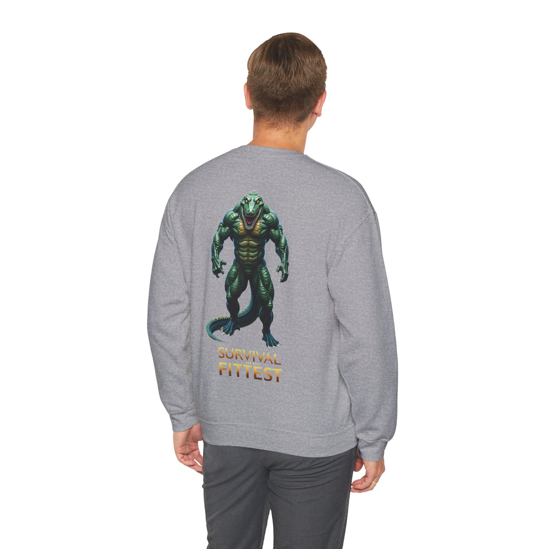 Survival of the Fittest – Krokodil-Sweatshirt