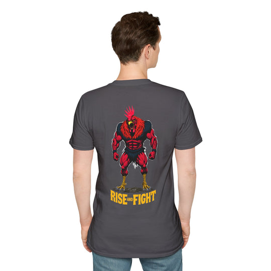 Rise and Fight – Krieger-Hahn T-Shirt