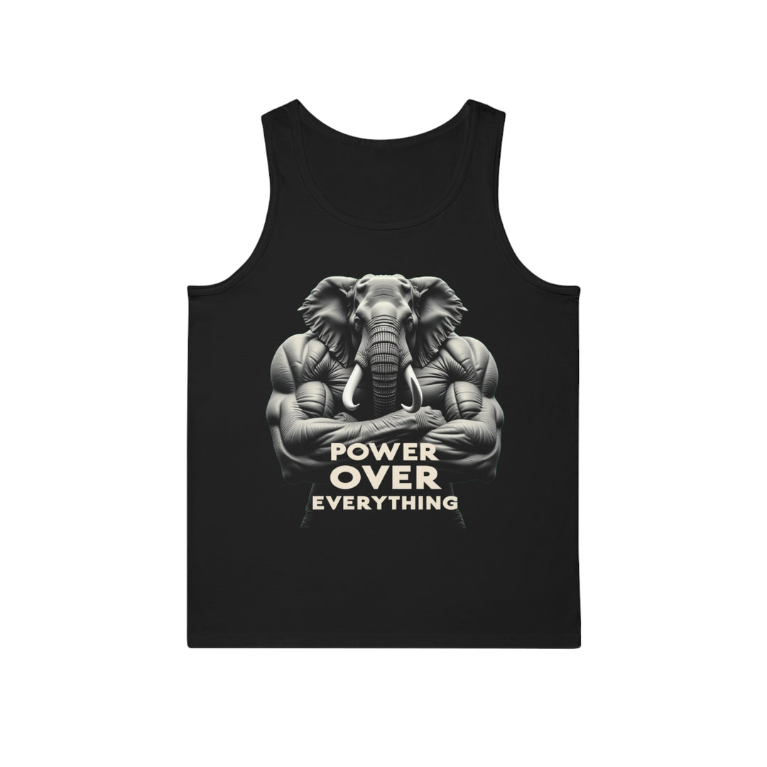 Power Over Everything – Elephant Strength Tank Top