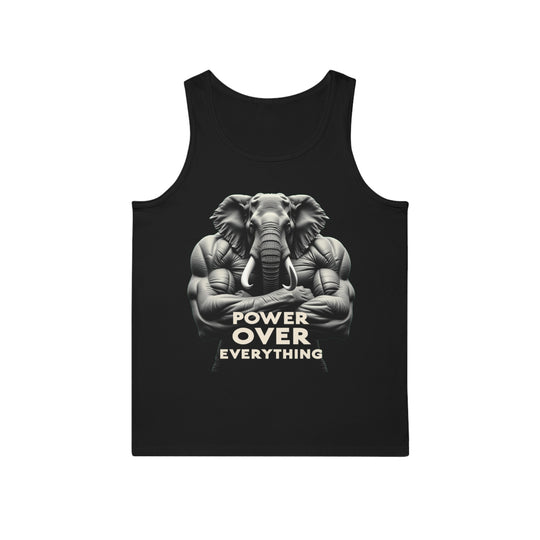 Power Over Everything – Elephant Strength Tank Top