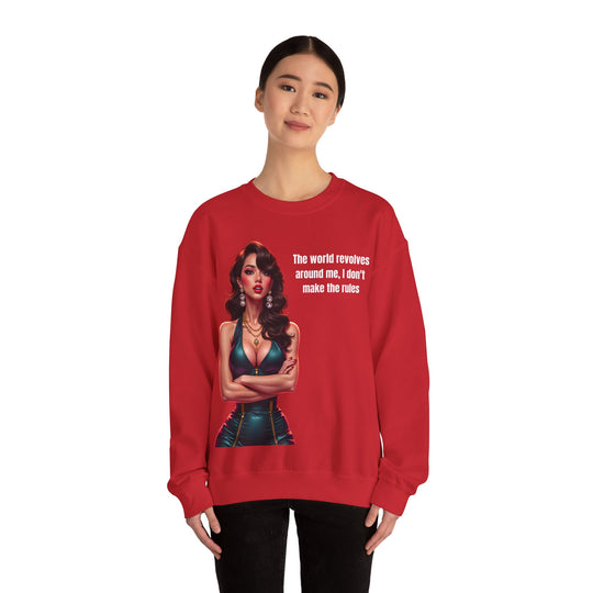 The World Revolves Around Me – Women’s Sweatshirt