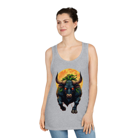 Taurus Zodiac Tank Top – Sterk, Geaard en Onwrikbaar