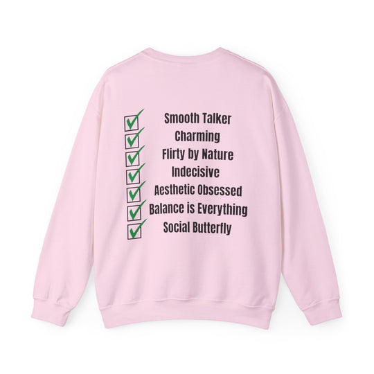 Weegschaal Zodiac – Smooth Talker &amp; Social Butterfly Sweatshirt 