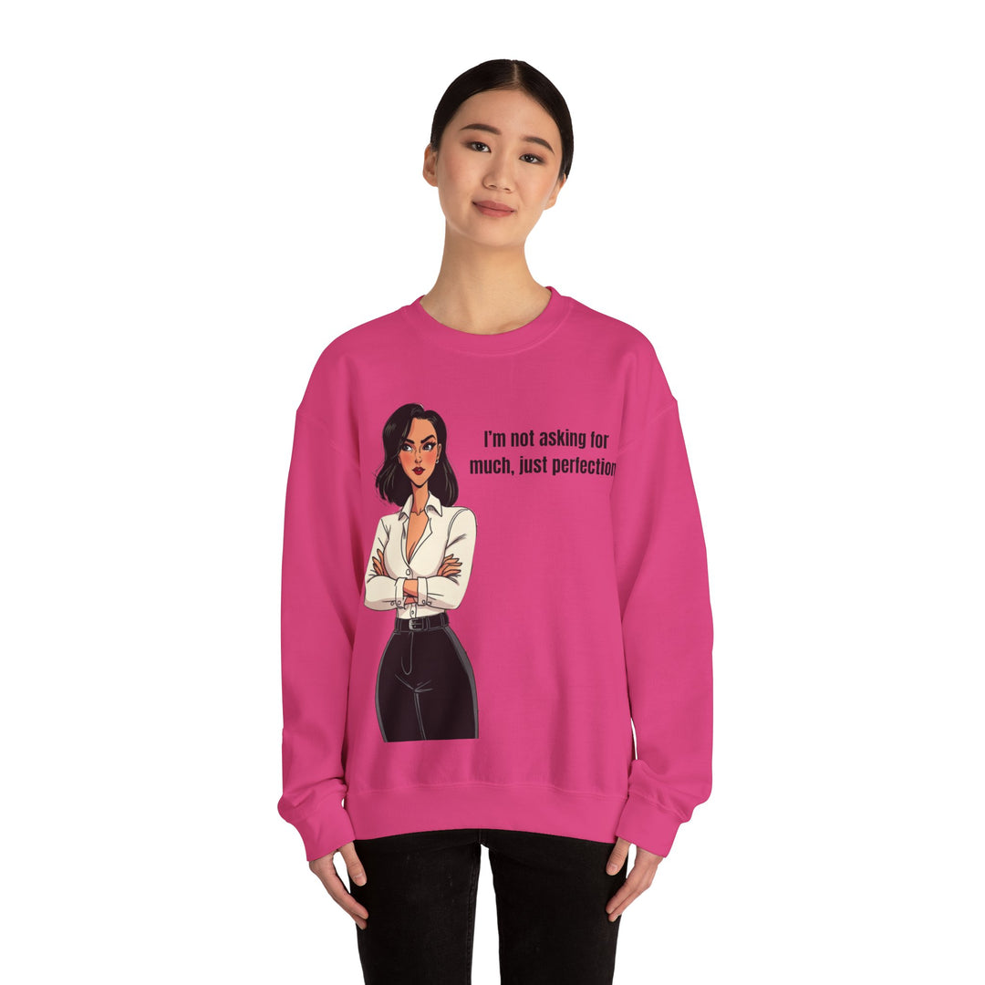 Nicht viel verlangen – Statement Sweatshirt