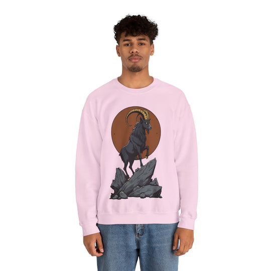 Sweatshirt mit Sternzeichen Steinbock – Ehrgeizig, entschlossen und belastbar