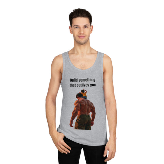 "Build Something That Outlives You" – Men's Tank Top