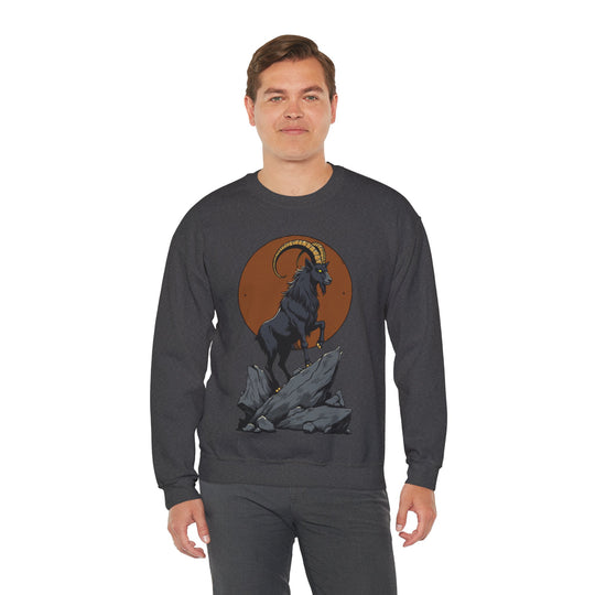 Sweatshirt mit Sternzeichen Steinbock – Ehrgeizig, entschlossen und belastbar