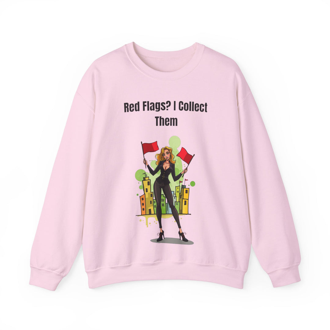 Red Flags? I Collect Them – Women’s Cozy Sweatshirt