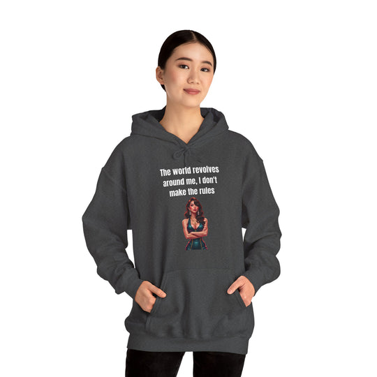 Die Welt dreht sich um mich – Damen Hoodie