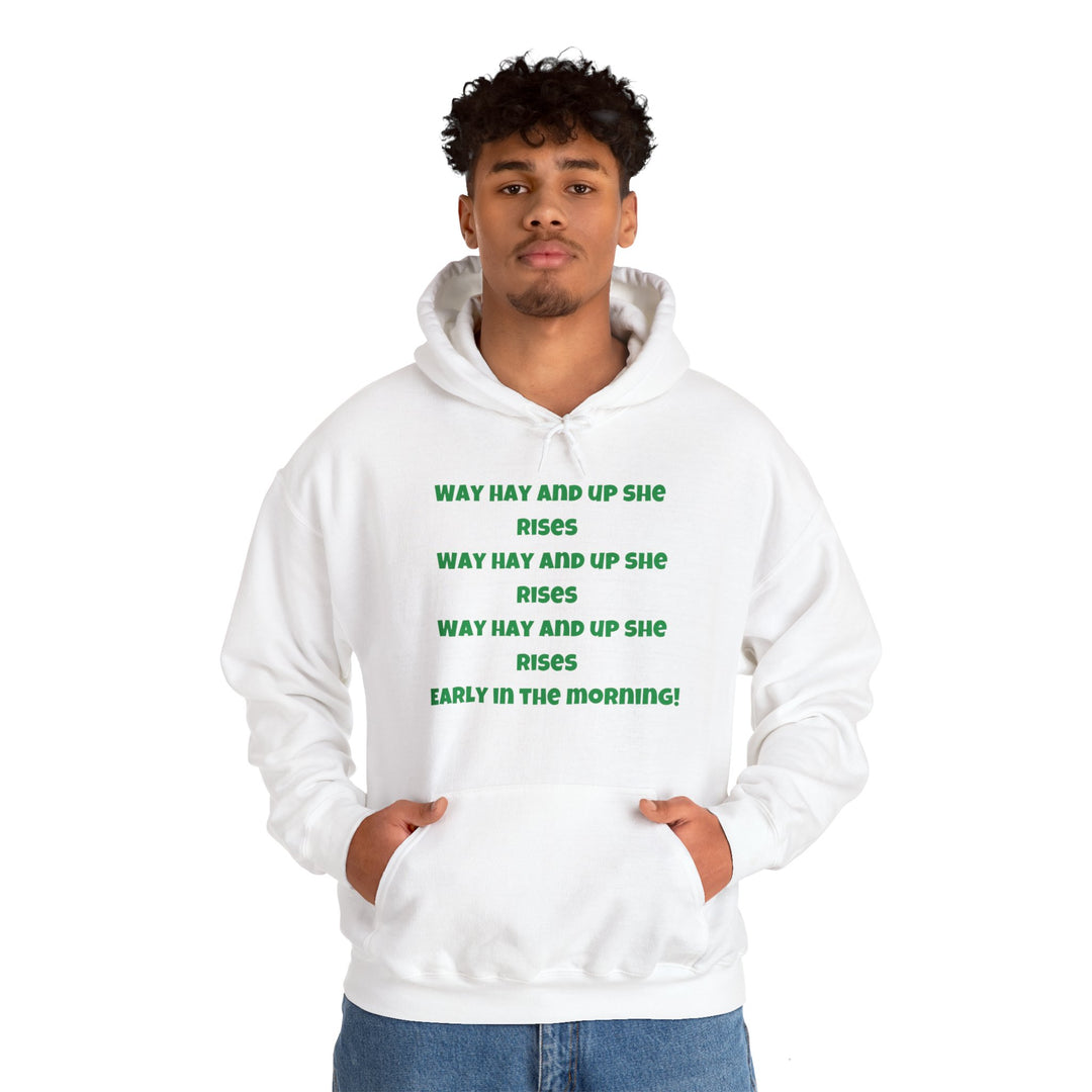 Je kunt niet de hele dag drinken als je 's ochtends niet begint - Hoodie