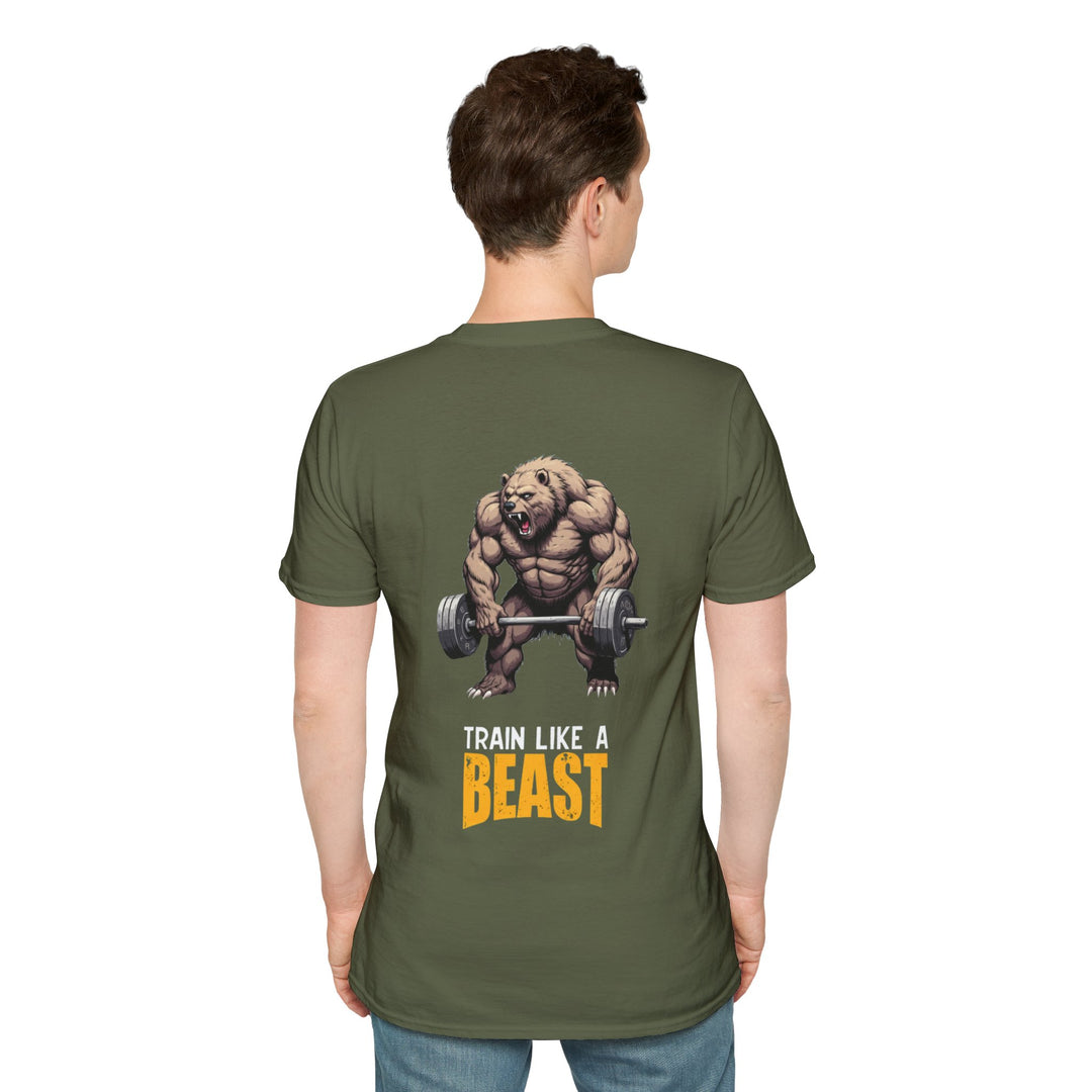 Train Like a Beast – Gym Warrior T-Shirt