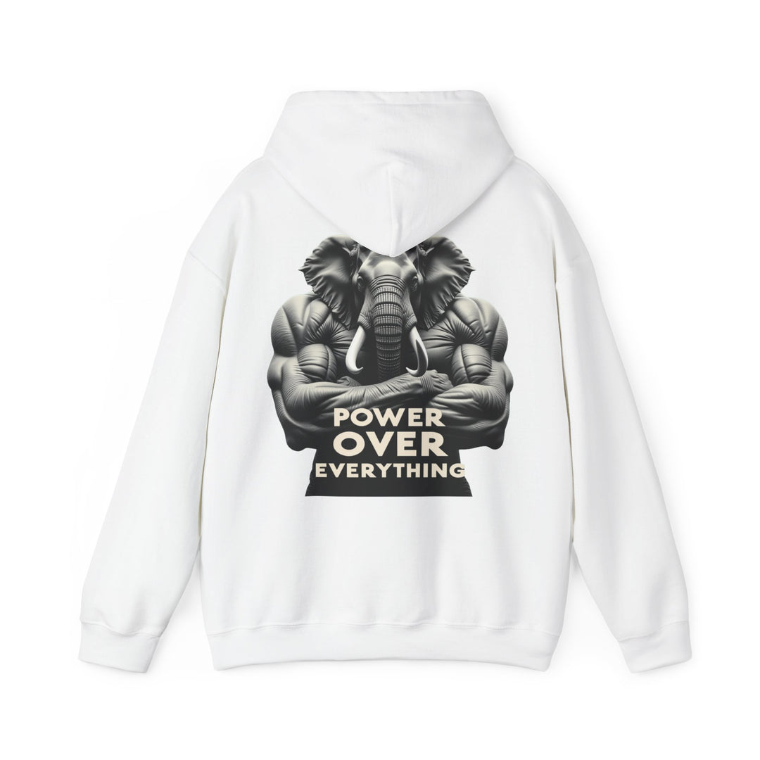 Power Over Everything – Elephant Strength Hoodie