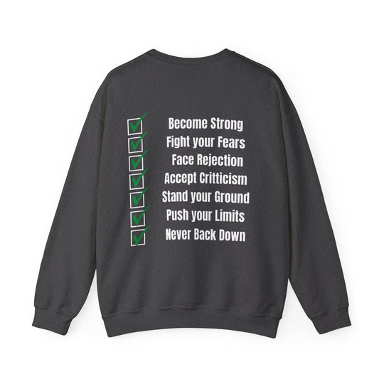 Sweatshirt Stand Tall, Stay Strong – Onwrikbare principes