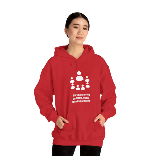 Spending Priorities Hoodie – Money Moves with a Twist