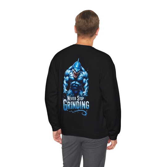 Never Stop Grinding – Shark Power Sweatshirt