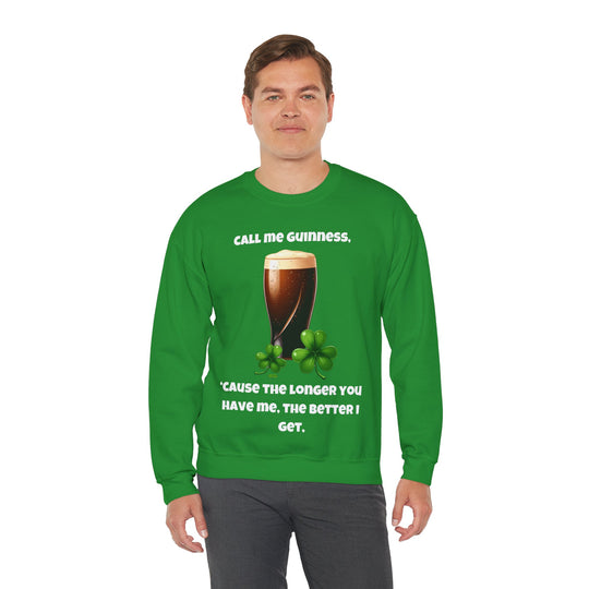 Call Me Guinness – St. Patrick’s Day Crewneck Sweatshirt