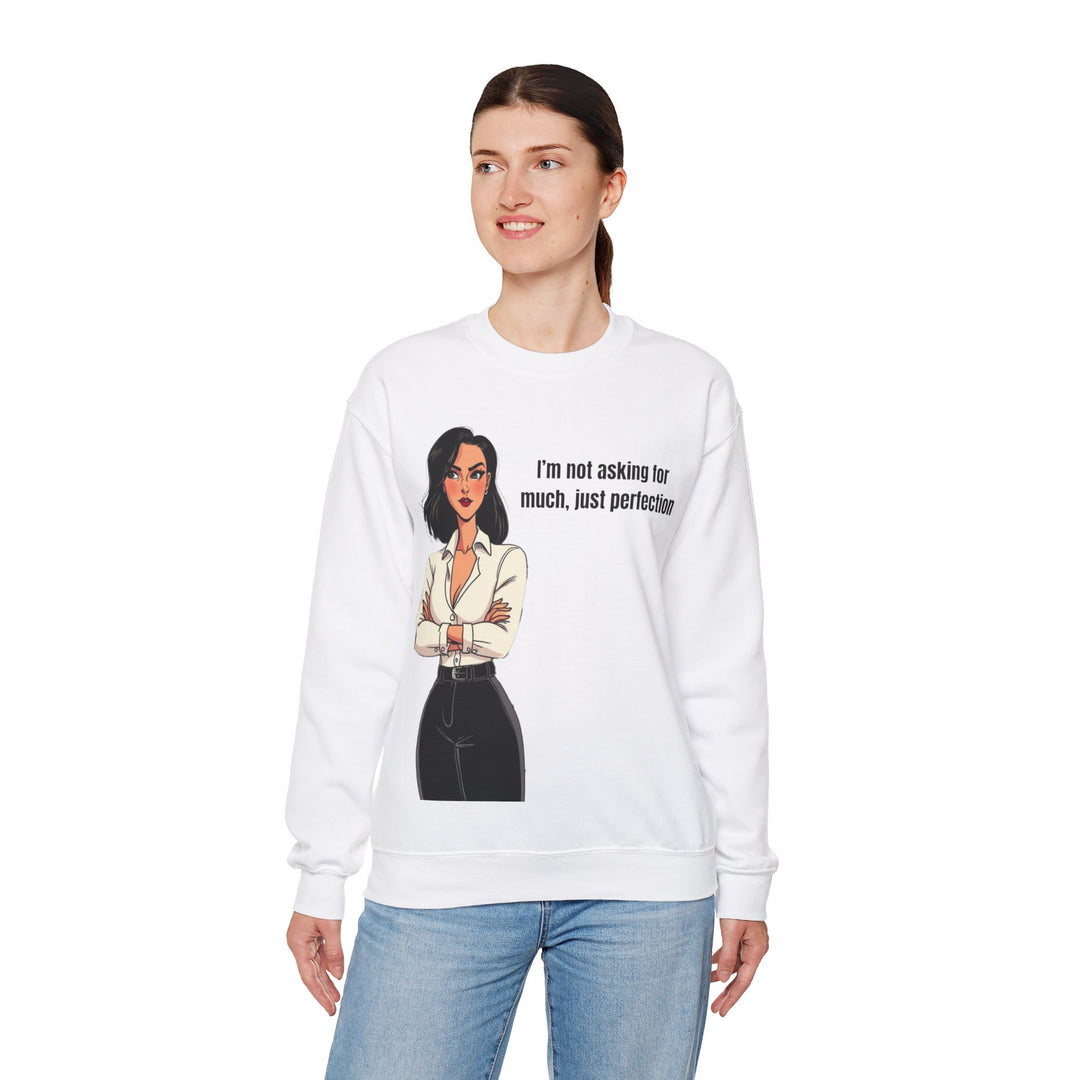 Nicht viel verlangen – Statement Sweatshirt