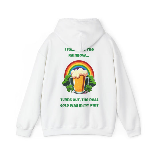 Regenbogen-Hoodie in Gold – Spaß und Festlichkeit am St. Patrick's Day