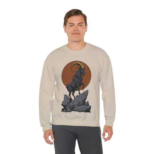 Sweatshirt mit Sternzeichen Steinbock – Ehrgeizig, entschlossen und belastbar