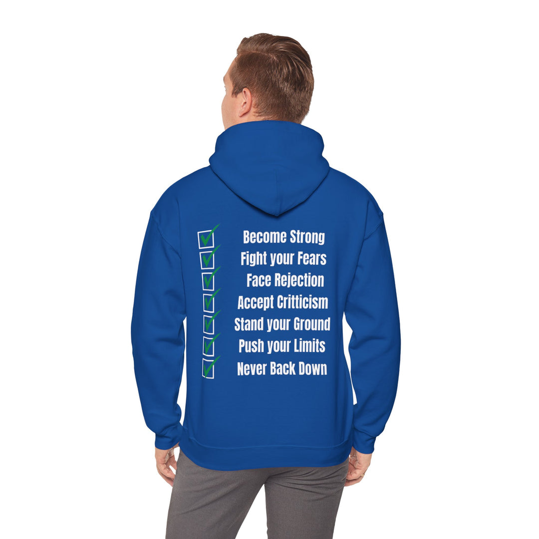 "A Man Who Stands for Nothing Will Fall for Anything" – Men's Hoodie