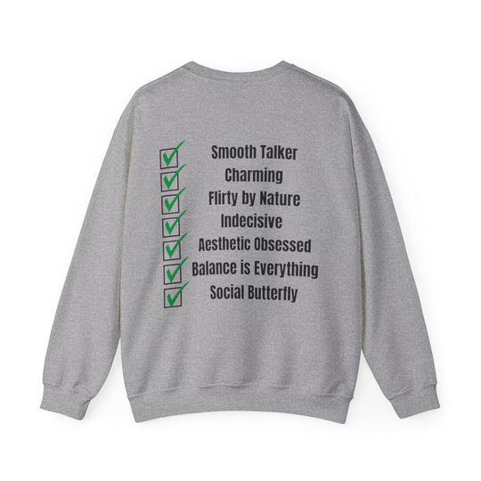 Weegschaal Zodiac – Smooth Talker &amp; Social Butterfly Sweatshirt 