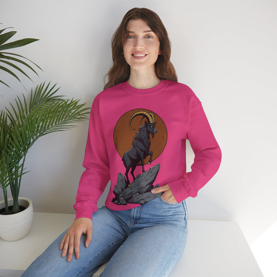 Sweatshirt mit Sternzeichen Steinbock – Ehrgeizig, entschlossen und belastbar