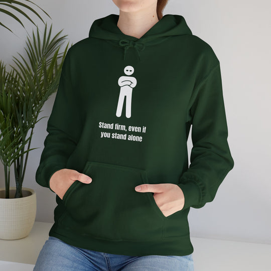 Stand Firm Hoodie – Strength in Solitude