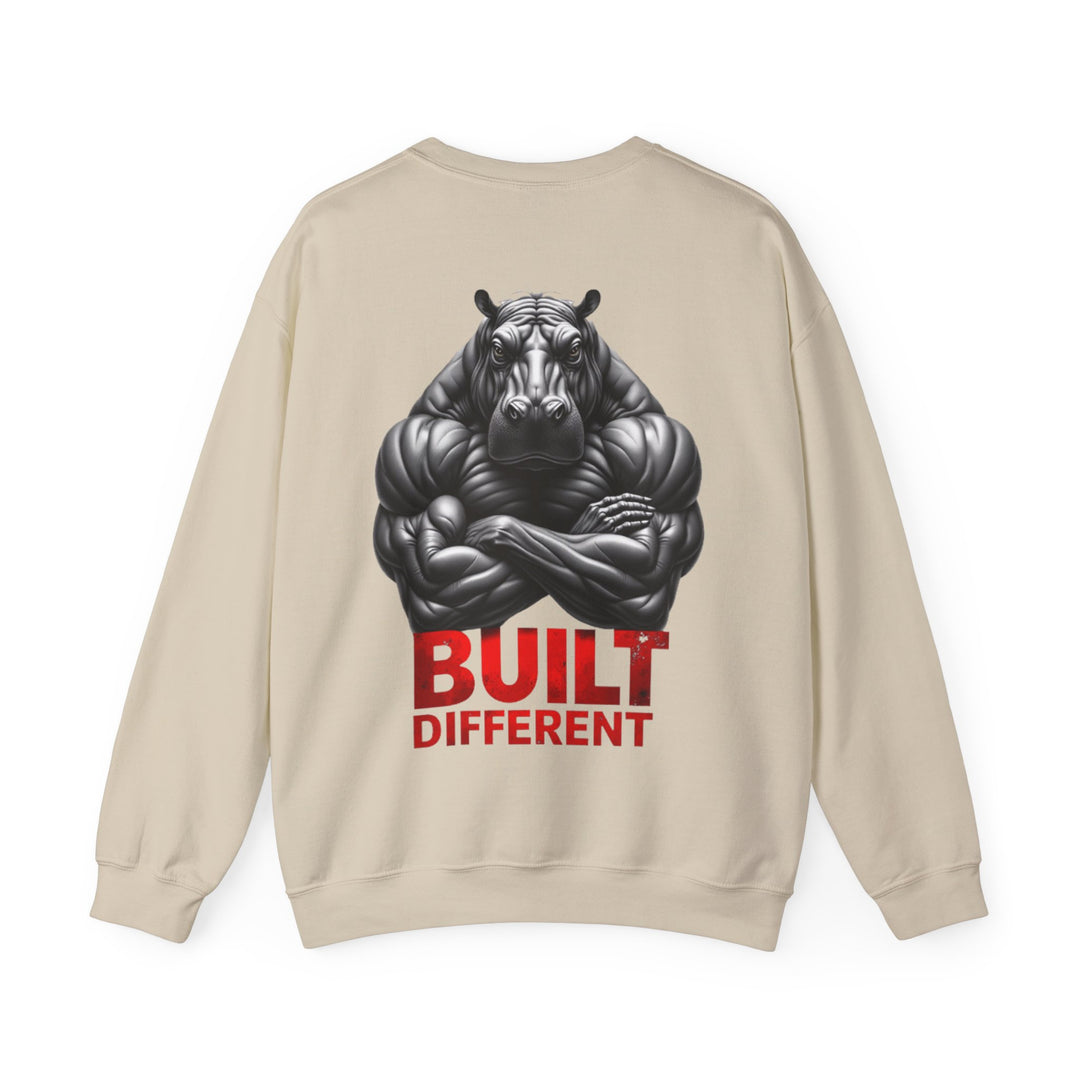 Built Different – Power Hippo Sweatshirt