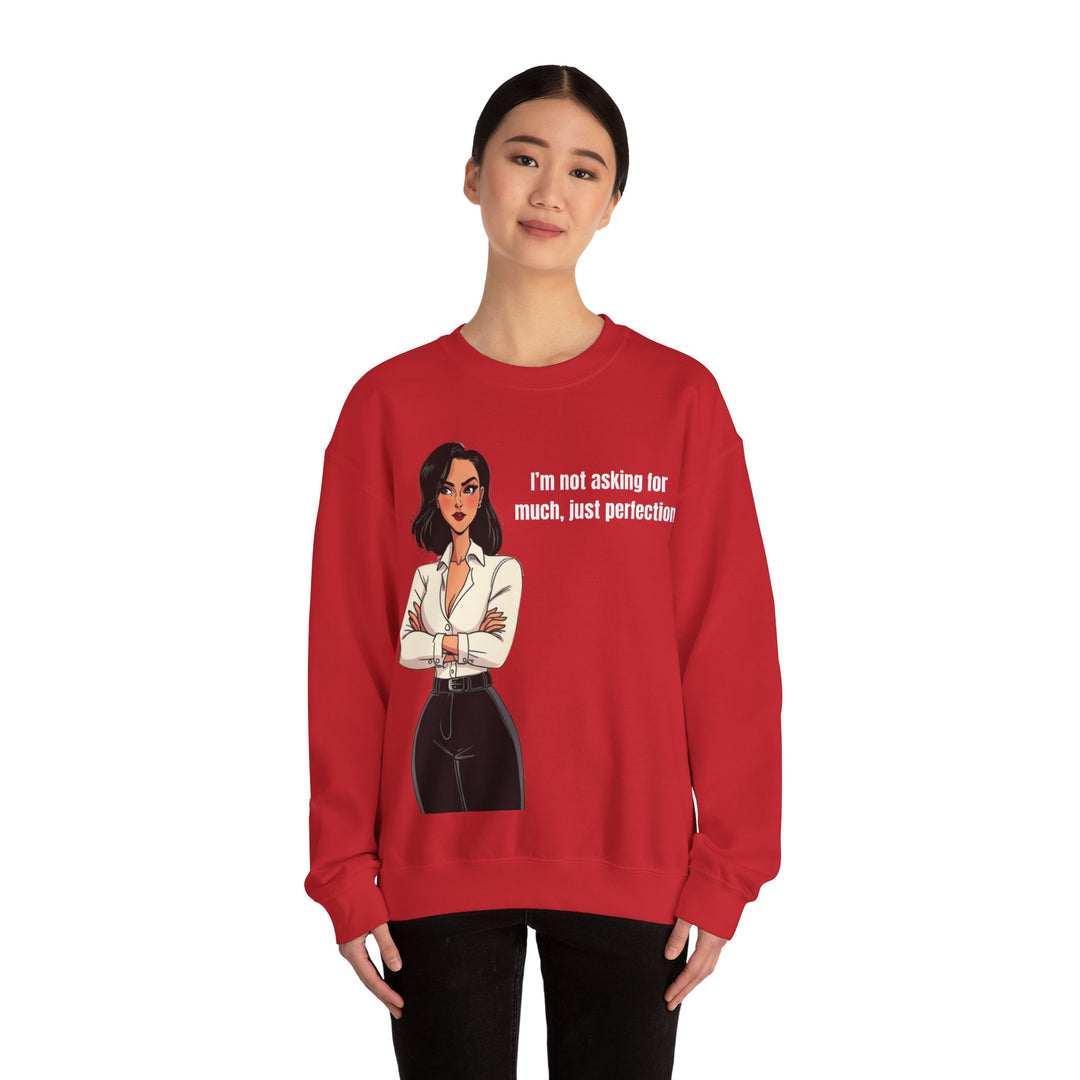 Nicht viel verlangen – Statement Sweatshirt