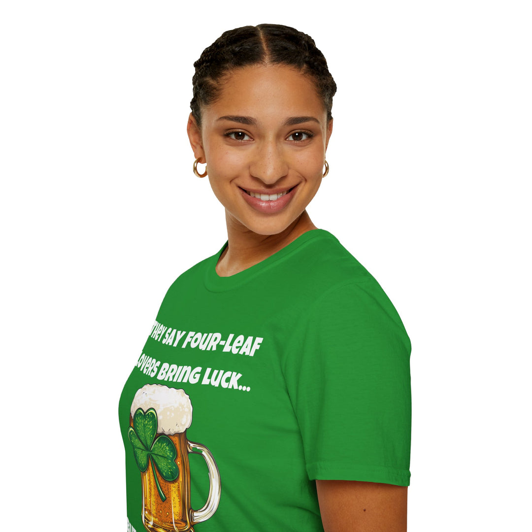 Lucky Beer T-Shirt – St. Patrick’s Day Fun & Festivity