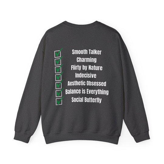 Weegschaal Zodiac – Smooth Talker &amp; Social Butterfly Sweatshirt 