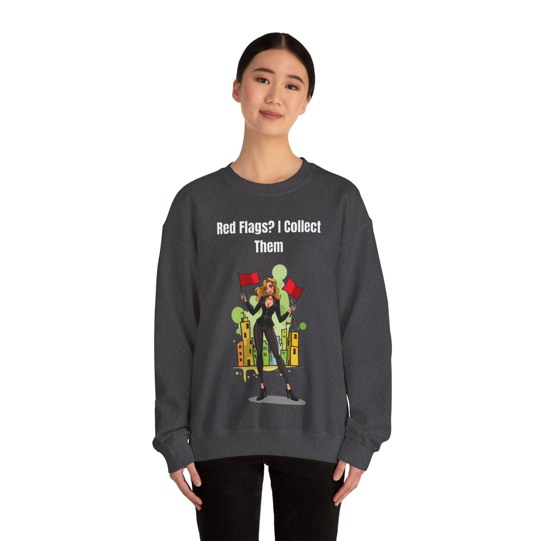 Red Flags? I Collect Them – Women’s Cozy Sweatshirt